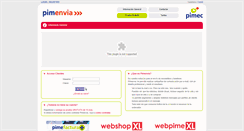 Desktop Screenshot of pimenvia.pimec.org