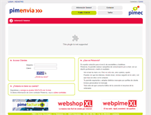 Tablet Screenshot of pimenvia.pimec.org